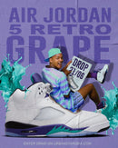 Nike Air Jordan 5 Retro 'Grape' 2013 (UmMalucoNoPedaço)