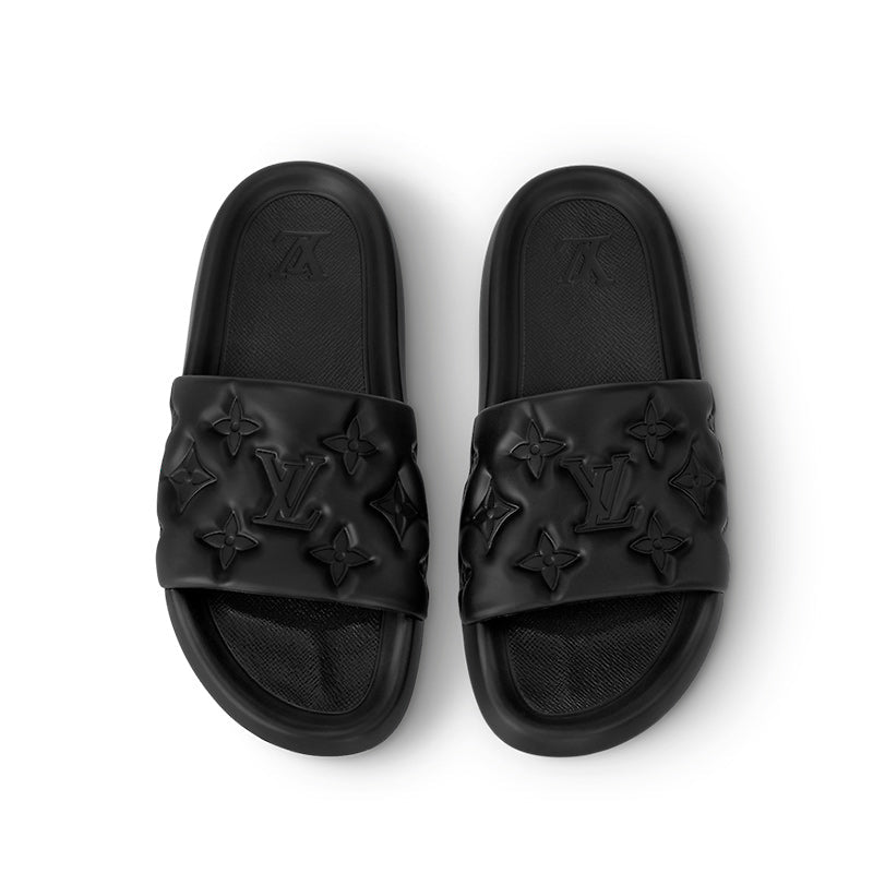 Chinelo🖤Louis Vuitton Waterfront (Preto)