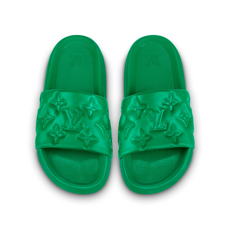 Chinelo💚Louis Vuitton Waterfront (Verde)