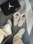 Jordan Prime Off white/vermelho