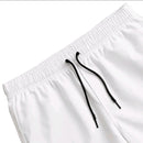 King Conjunto Camiseta  + Bermuda Tactel Streetwear New York 93 Branco com Estampa 93