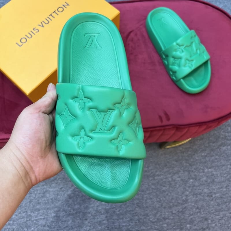 Chinelo💚Louis Vuitton Waterfront (Verde)