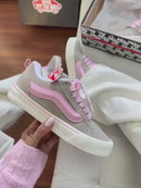 VANS  KNU BRANCO E ROSA